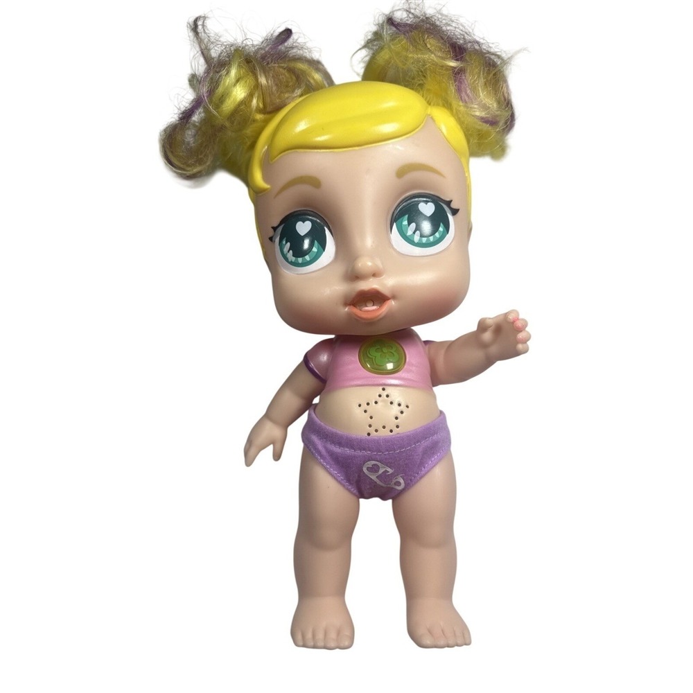 Super Cute Little Babies Sofi Doll 10" Yellow & Purple Preowned